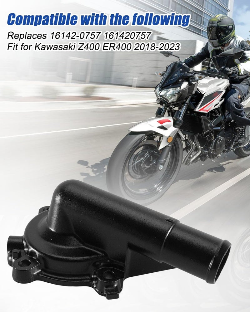 Vaticas Water Pump Protect Cover with Seal Fit for Kawasaki Z400 ER400 2018-2023 Ninja 400 EX400 2018-2023, Replace 16142-0757 161420757 - Image 5